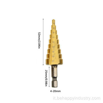 Set Hole Titanium Coating Shank Shank Drill Bit3